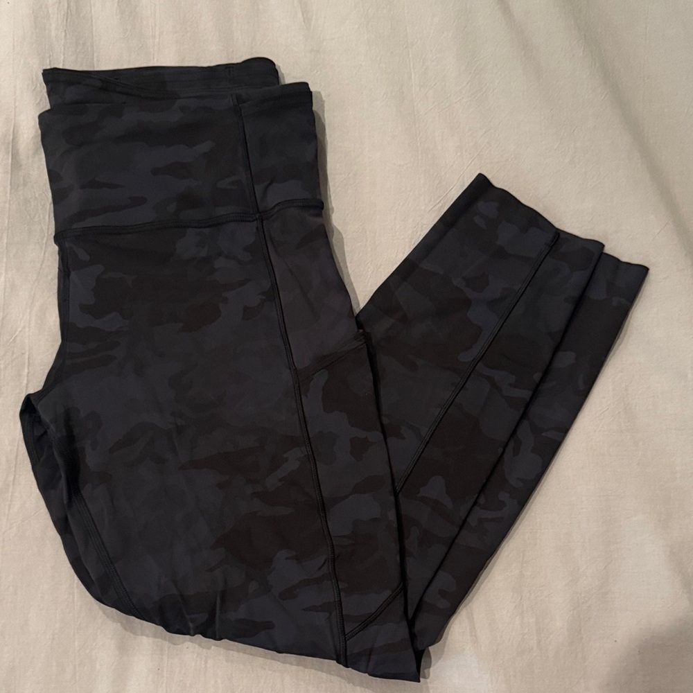 lululemon athletica Black Camo Leggings